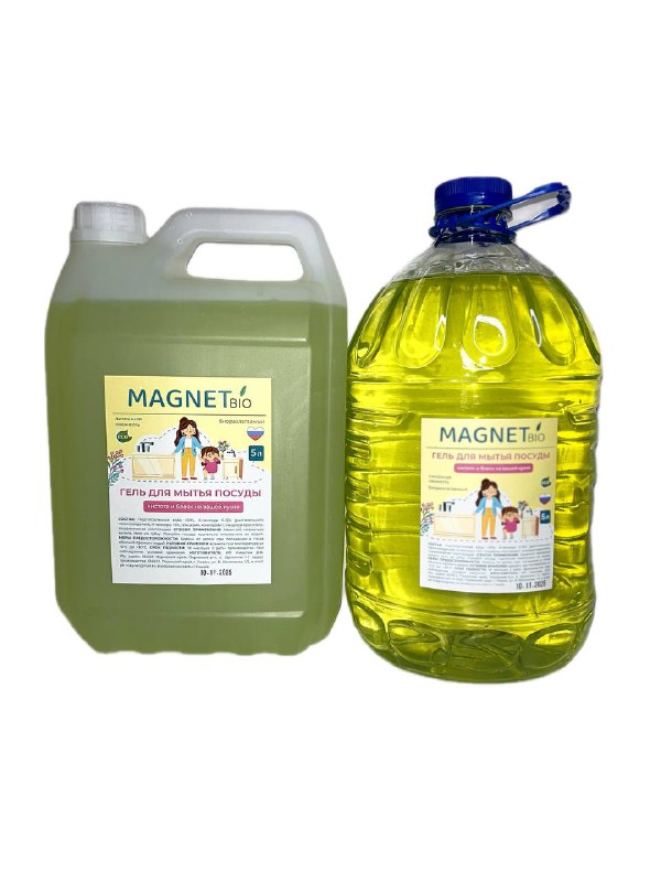 MAGNET BIO гель для мытья посуды 5 л